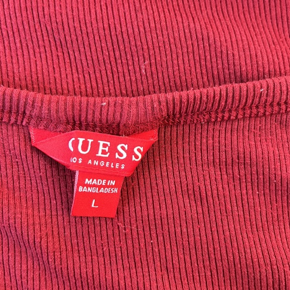 Guess red shirt (two stains) - Picture 3 of 3